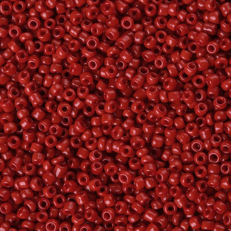 Seed Beads – Rød, Runde (2mm) 450g - Uniq Perler - 0000007828