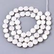 Shell Perler, Coin, Hvid, (8mm) - Uniq Perler - 570135