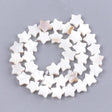 Shell Stjerner, 8 - 9mm - Uniq Perler - 2737332