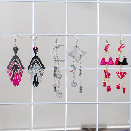 Silikone Form Til Fuldendte Øreringe (13x8,5x3,5cm) - Uniq Perler - 82744873271