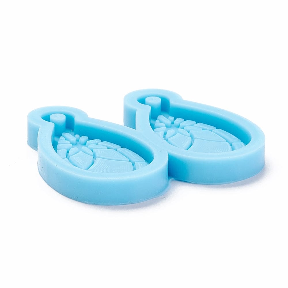 Silikone Form Til Øreringe Eller Vedhæng (43x38mm) - Uniq Perler - 132842