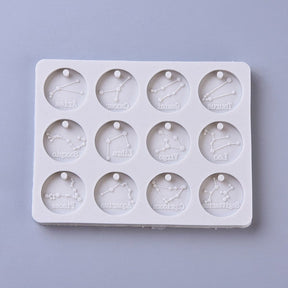 Silicone Mold For Zodiac Pendant - Uniq Perler - 316843