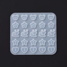 Silikone Form Til Støbning Af Resin Dyr, Blomster, Stjerner, M.M - Uniq Perler - 291108145679916942069845