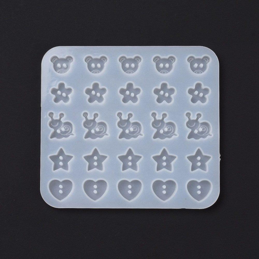 Silikone Form Til Støbning Af Resin Dyr, Blomster, Stjerner, M.M - Uniq Perler - 291108145679916942069845