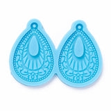 Silikone Forme Til Øreringe Eller Vedhæng (40x28mm) - Uniq Perler - 10618