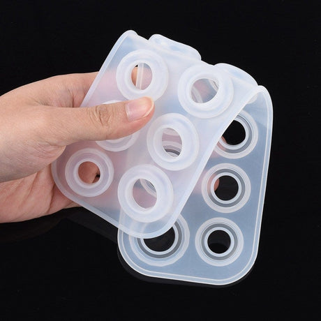 Silikone Forme Til Resin Fingerringe (14 - 20mm) - Uniq Perler - 182148