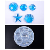 Silikone Forme Til Resin Knapper Og Cabochons - Uniq Perler - 0000007172