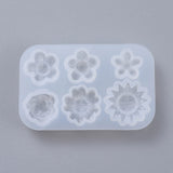 Silikoneform - Små Blomster & Blade (16 - 24mm) - Uniq Perler - 136782