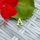 Smukke Stål Bogstaver Til Evt. Halskæde Vedhæng M.M. - Uniq Perler - 0000011948