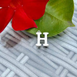 Smukke Stål Bogstaver Til Evt. Halskæde Vedhæng M.M. - Uniq Perler - 0000011962