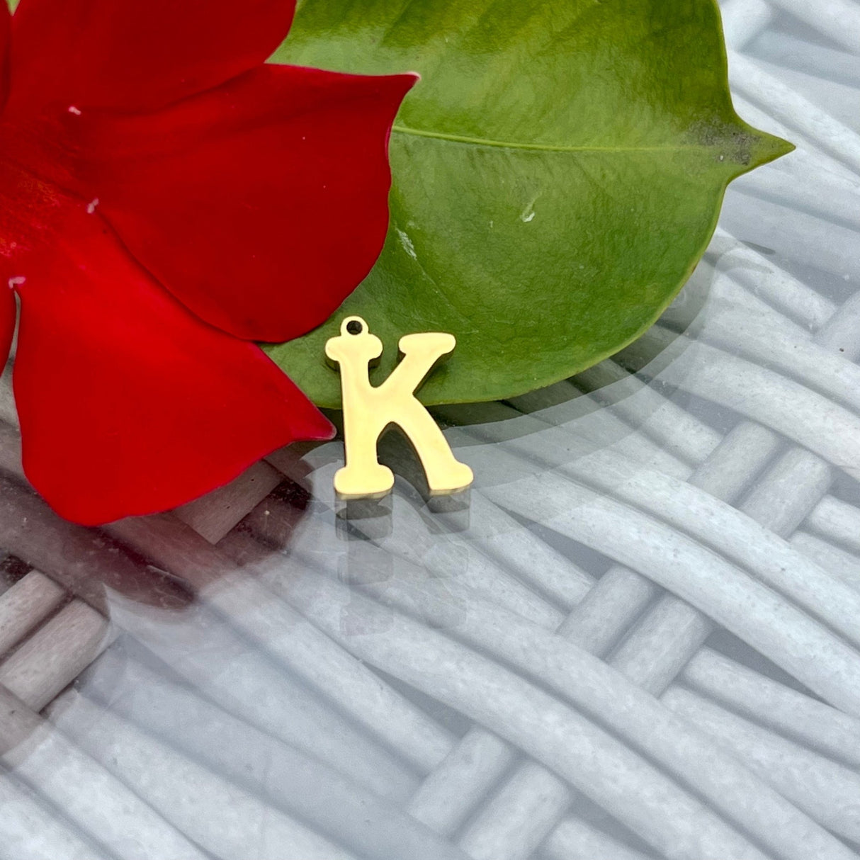 Smukke Stål Bogstaver Til Evt. Halskæde Vedhæng M.M. - Uniq Perler - 11969