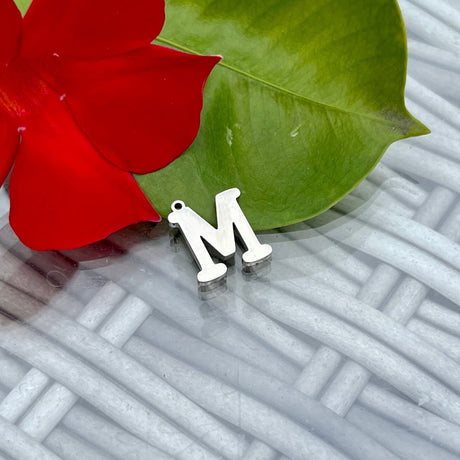 Smukke Stål Bogstaver Til Evt. Halskæde Vedhæng M.M. - Uniq Perler - 11970