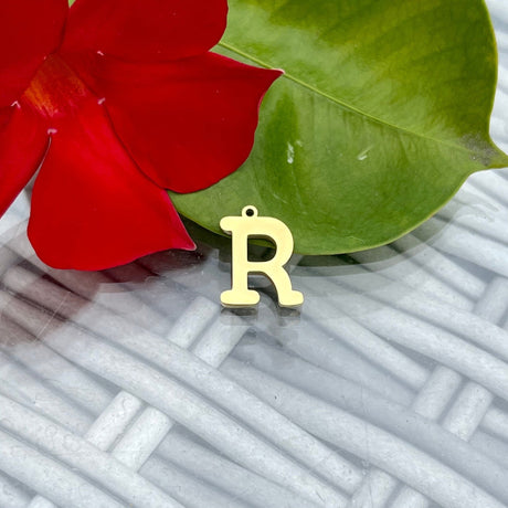 Smukke Stål Bogstaver Til Evt. Halskæde Vedhæng M.M. - Uniq Perler - 11978