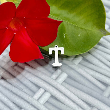 Smukke Stål Bogstaver Til Evt. Halskæde Vedhæng M.M. - Uniq Perler - 11981