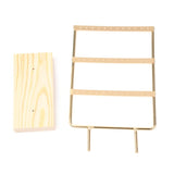 Smykkestativ Til Øreringe Med Træfod (25x6,9x14,9cm) - Uniq Perler - 482828