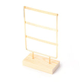 Smykkestativ Til Øreringe Med Træfod (25x6,9x14,9cm) - Uniq Perler - 482828