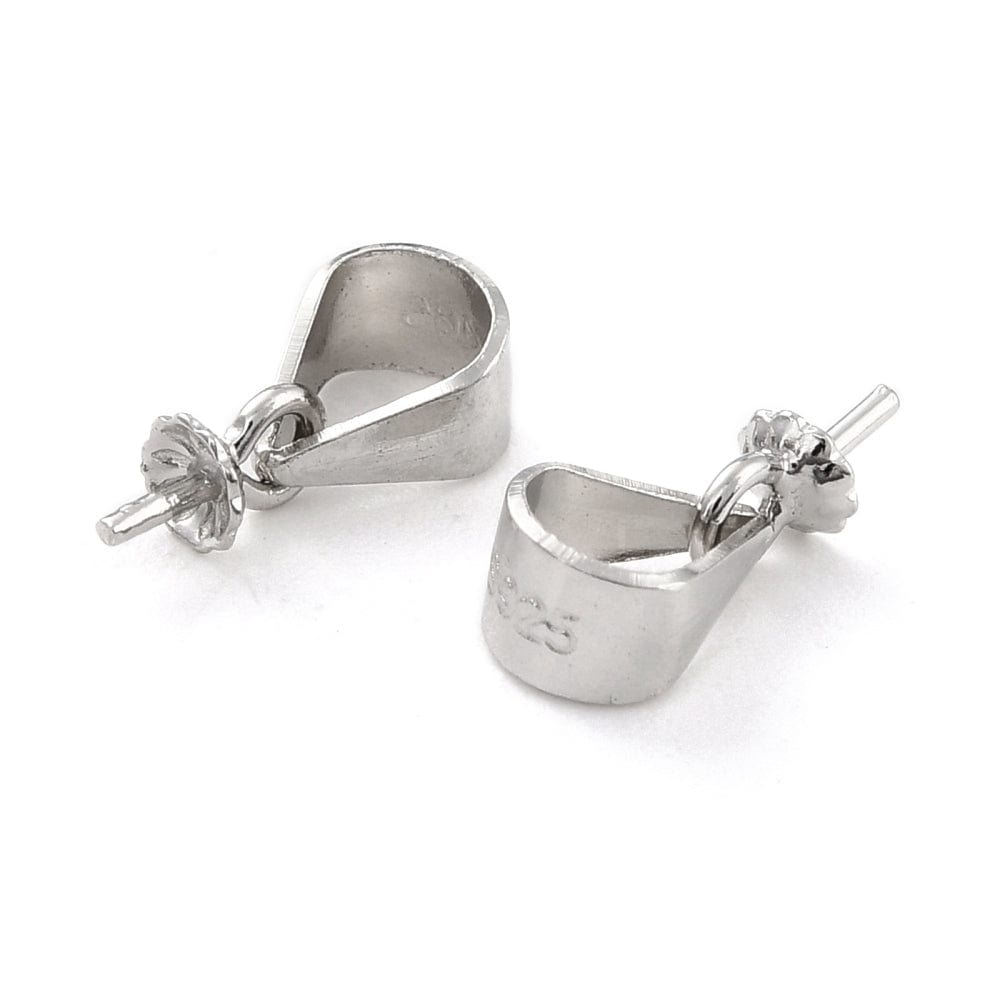 Snap On Bail – Sterling Sølv 925 (10x4.5x3.5mm) - Uniq Perler - 0000010175, 289798745679915179115846