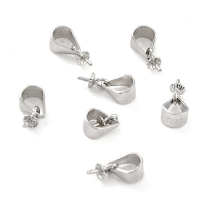 Sterling Silver Pinch & Bails