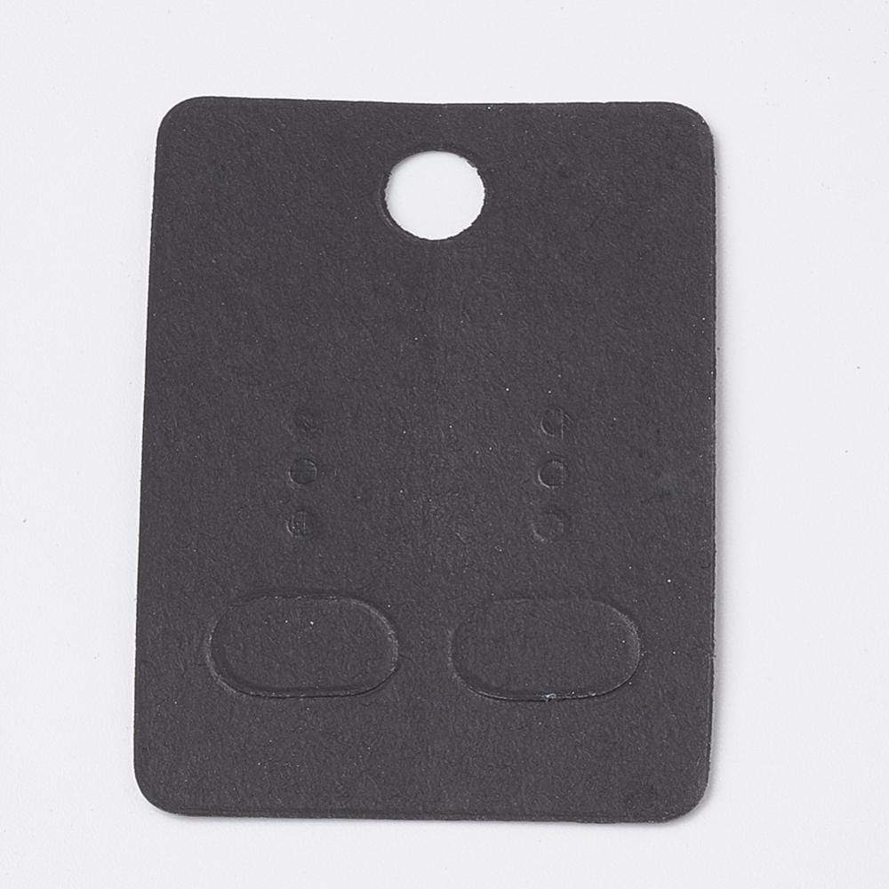 Sort Display Til Øreringe (4,5x3,2cm) 50 Stk - Uniq Perler - 0000006648