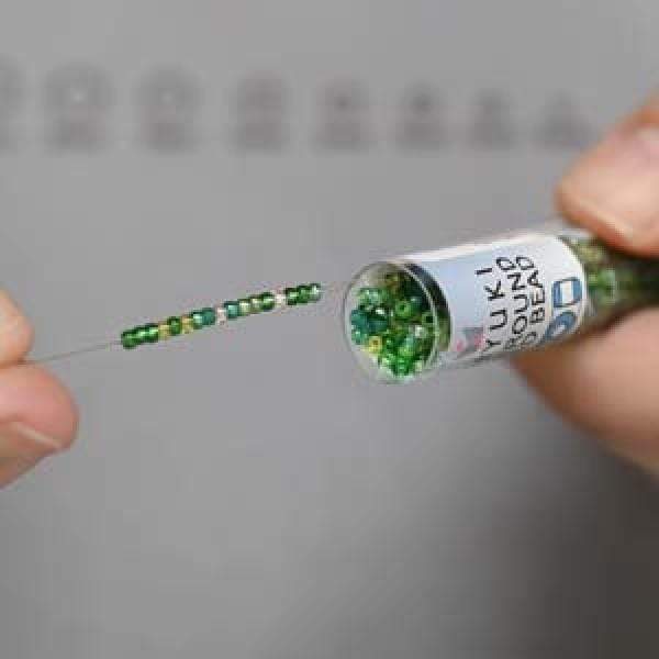 Spin Nål / Speedle Needle Til Små Perler (2 Stk) - Uniq Perler - 790524655687