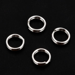 Split rings - Silver-plated Steel (8x1mm, 20 pcs) - Uniq Perler - 0000008791, 166066645628914133263844