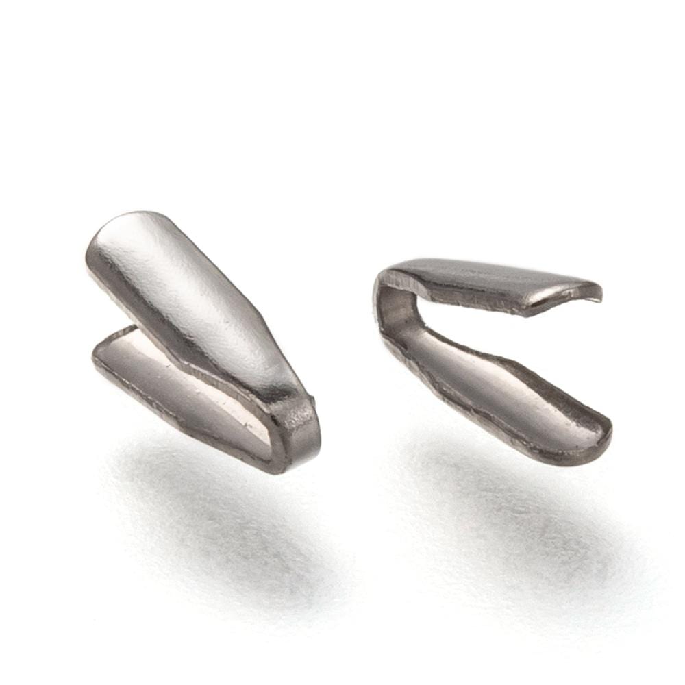 Stål Endestykker, 6x2x2mm,(10 Stk) - Uniq Perler - 0000006312, 156596745688913797710851