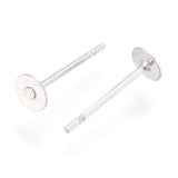 Stål Ørestikkere Til Pålimning, (20 Stk) - Uniq Perler - 0000013607