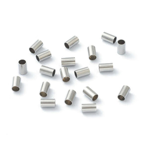 Stål Perler, Rørformet, 5x3mm, 25 Stk - Uniq Perler - 0000008217, 156454145628914740627847
