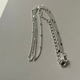 Sterling Sølv 925 Halskæde – 45cm - Uniq Perler - 0000013915