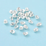 Sterling Sølv 925 Nuggets, 4x3x2mm, 10 Stk - Uniq Perler - 0000013841