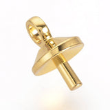 Stiftøsken – Forgyldt (7x3x2mm), 20 stk - Uniq Perler - 0000000348