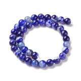 Stribe Agat Perler – Blå (10mm) - Uniq Perler - 00786785676