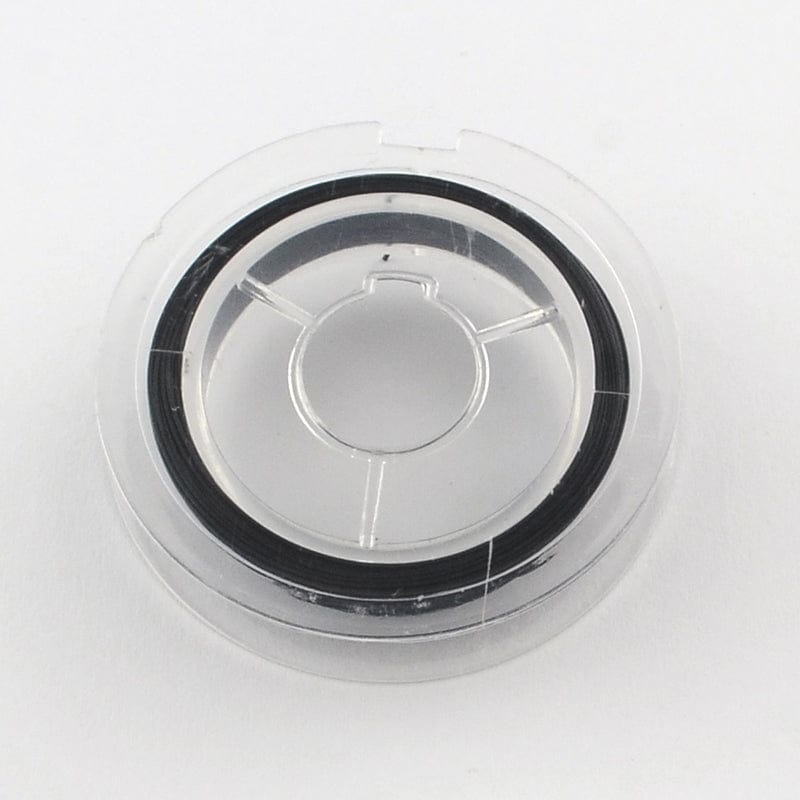 Tiger Tail Wire Sort - Nylon Coated Stål (0,45mm, 10m) - Uniq Perler - 605844