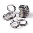 Tiger Tail Wire Stålfarvet - Nylon Coated Stål (0,38mm, 10m) - Uniq Perler - 83748