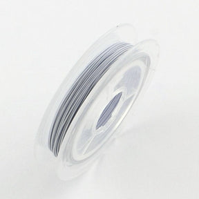 Tiger Tail Wire White - Nylon Coated Steel (0.45mm, 10m) - Uniq Perler - 0000012164