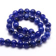 Uniq Perler agat 14 mm facetteret agat perler, mørk blå