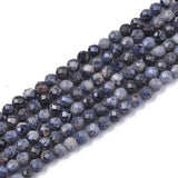 Uniq Perler Ass. perler og sten 3 mm Safir facetteret perler