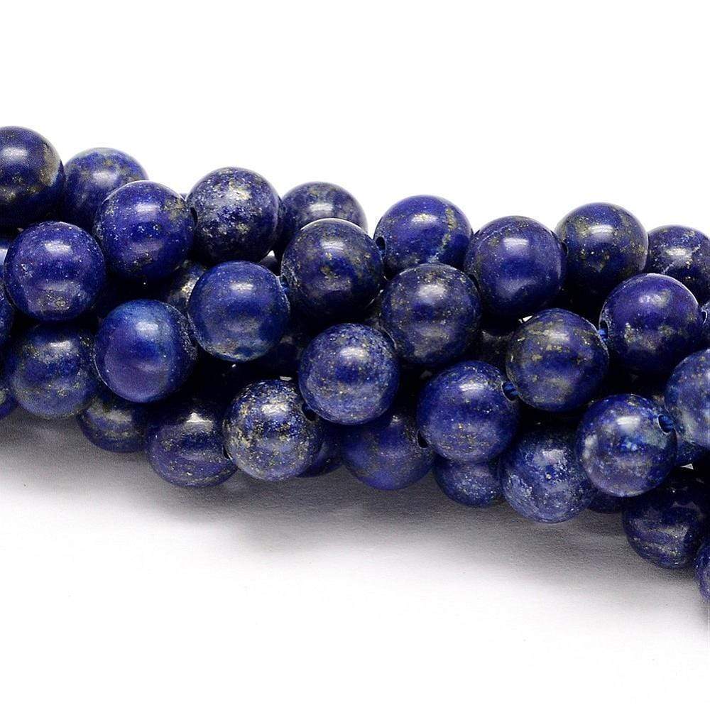 Uniq Perler Ass. perler og sten 4 mm Lapis Lazuli