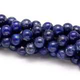 Uniq Perler Ass. perler og sten 4 mm Lapis Lazuli