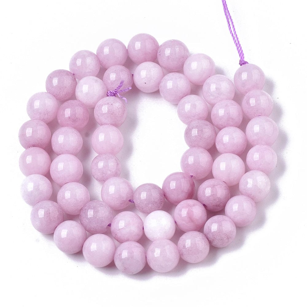 Uniq Perler Ass. perler og sten 6 mm Kalcedon/Kvarts perle - look like Kunzit
