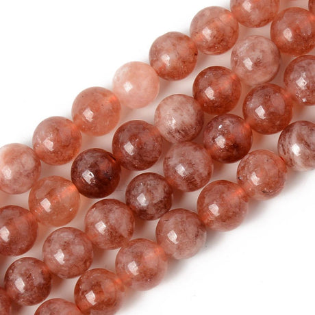 Uniq Perler Ass. perler og sten Kalcedon perle 10 mm (solsten)