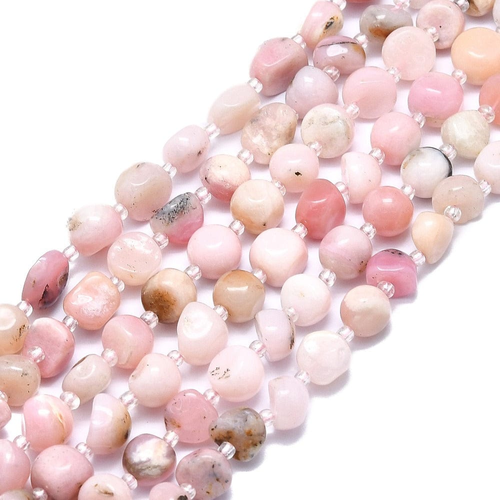 Uniq Perler Ass. perler og sten Opal i nugget form str. 6-12 mm