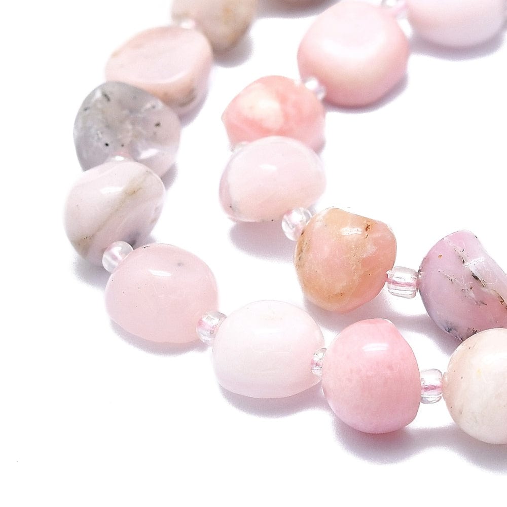 Uniq Perler Ass. perler og sten Opal i nugget form str. 6-12 mm