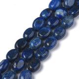 Uniq Perler Ass. perler og sten Ovale Lapis Lazuli perler str. 8x6x4 mm