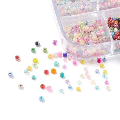 Uniq Perler DIY SÆT 2 mm seed Beads, mix farver