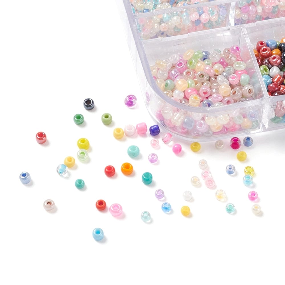 Uniq Perler DIY SÆT 2 mm seed Beads, mix farver