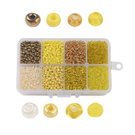 Uniq Perler DIY SÆT DIY sæt: Glas seed beads 3x2 mm