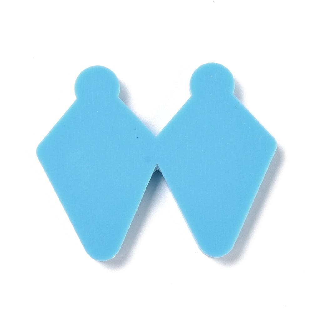 Uniq Perler DIY SÆT Harlekin form silikone forme til øreringe/eller vedhæng
