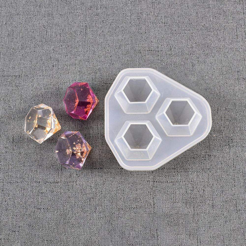 Uniq Perler DIY SÆT Silikone forme til resin m.m. (Lav diamanter)