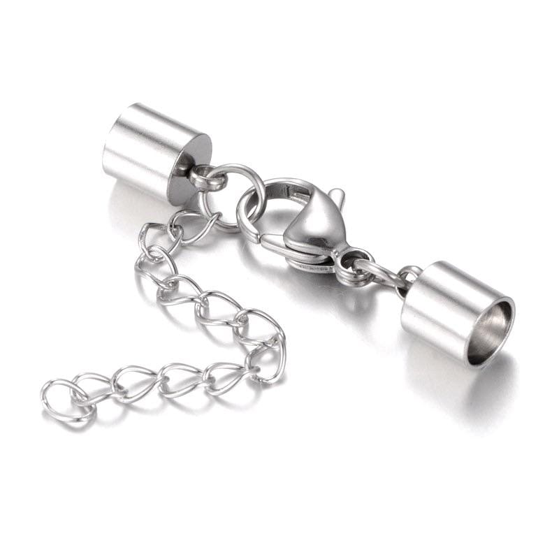Chain extender incl. End pieces, Steel, Hole Size 6mm